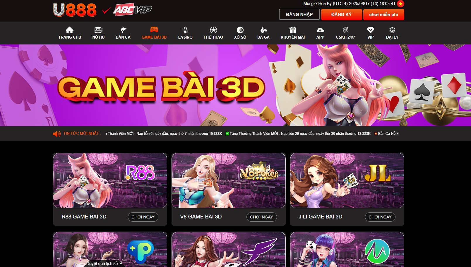 game bài u888