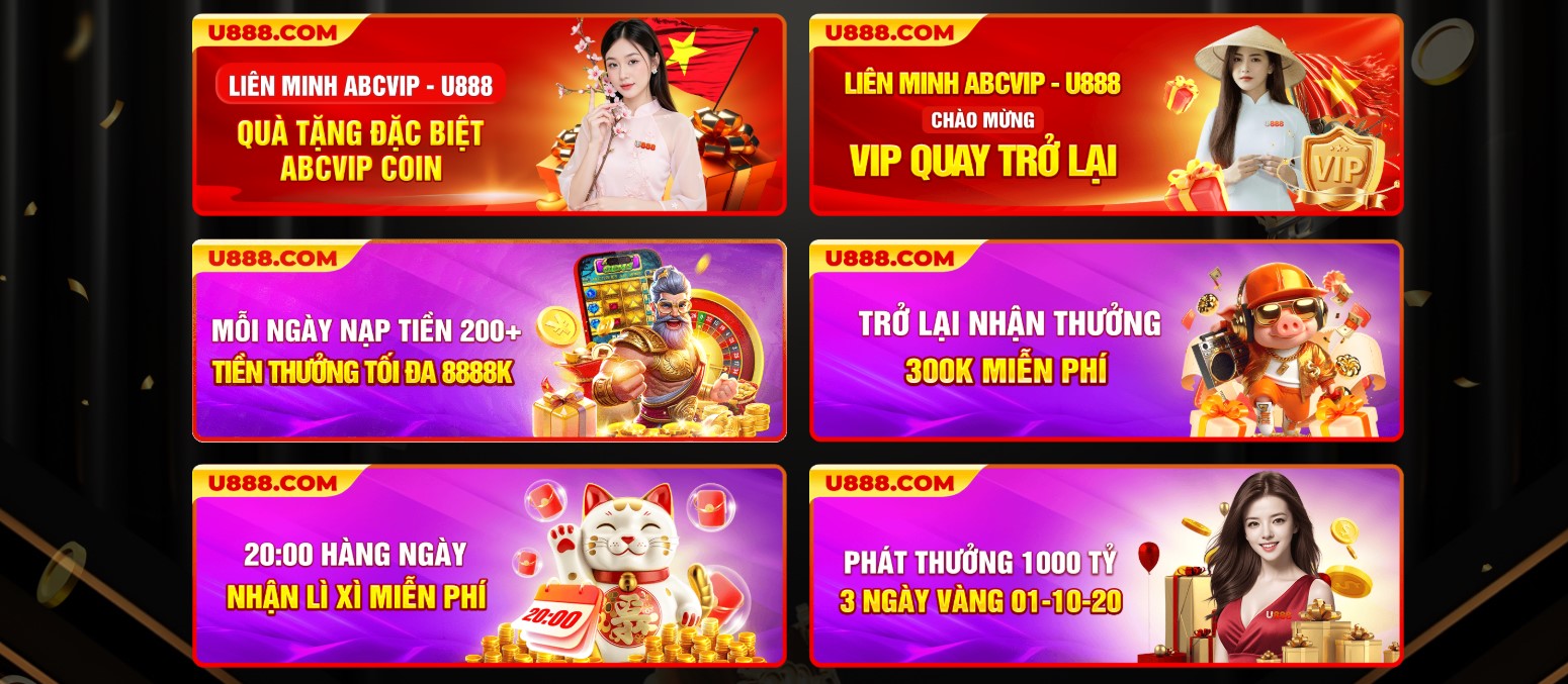 khuyến mãi tại u888