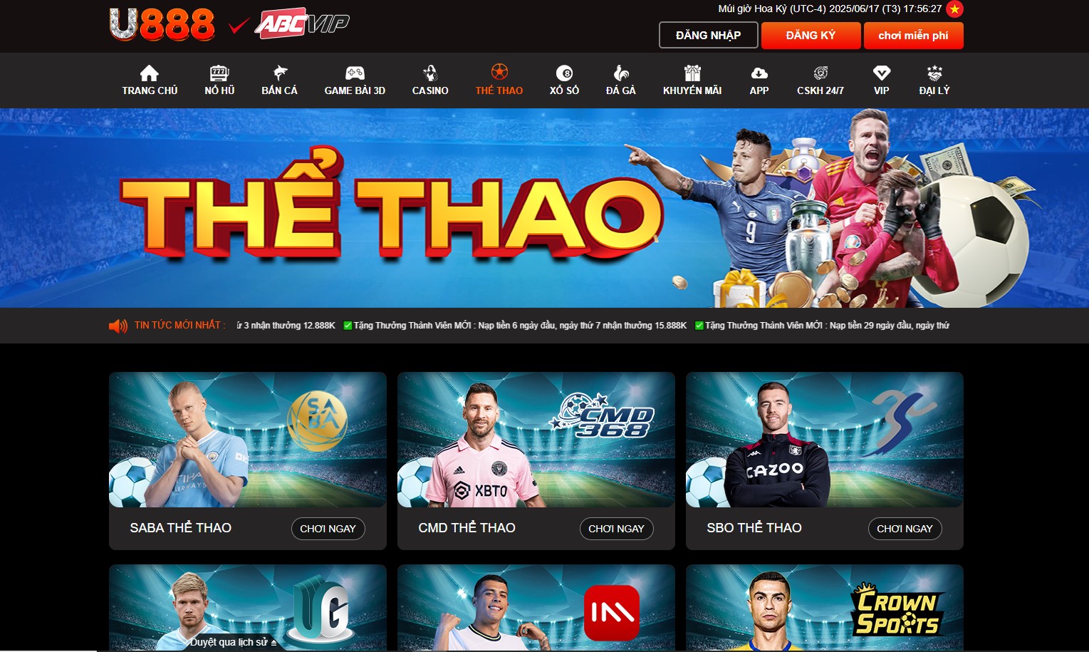 thể thao u888